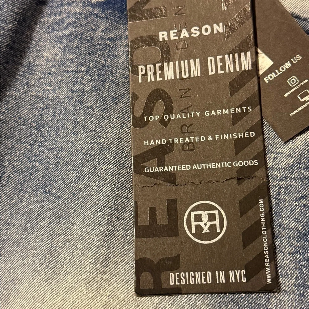 Reason Premium Denim Jeans men’s size 40 x 32 - Picture 12 of 15